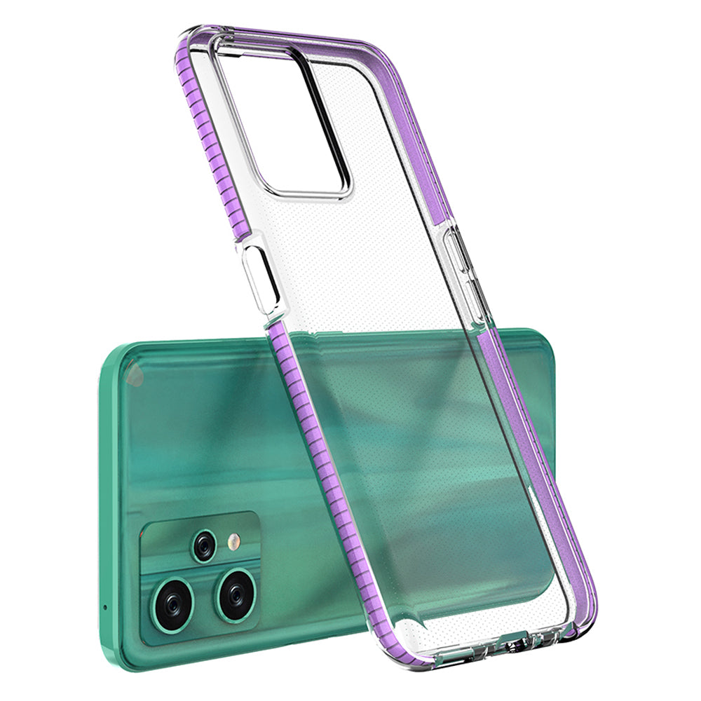 Spring Case til Realme 9 Pro silikone dækning med ramme sort