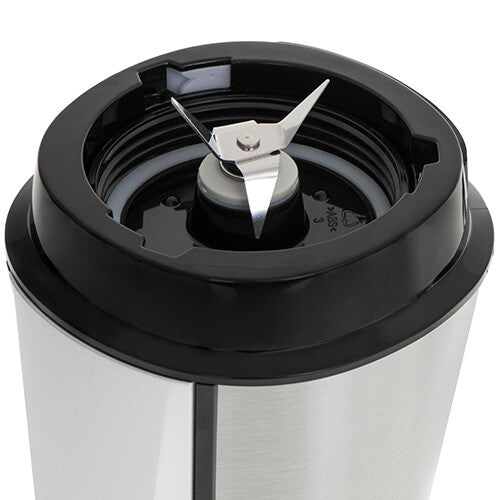 Adler AD 4081 blender 0,57 L Sportsblender 800 W Sort, Rustfrit stål, Gennemsigtig