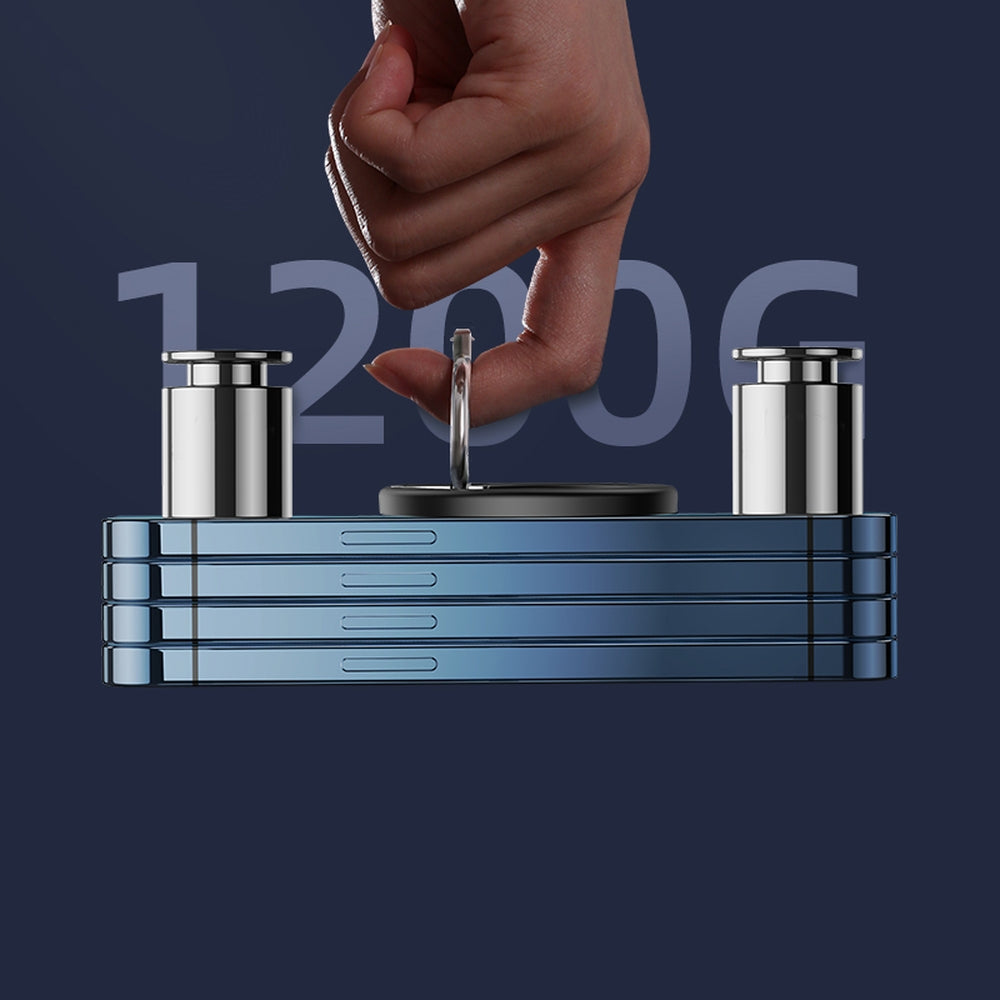 Joyroom kit multifunktionel magnetisk bilholder ring telefon støtte sort (JR-ZS294)