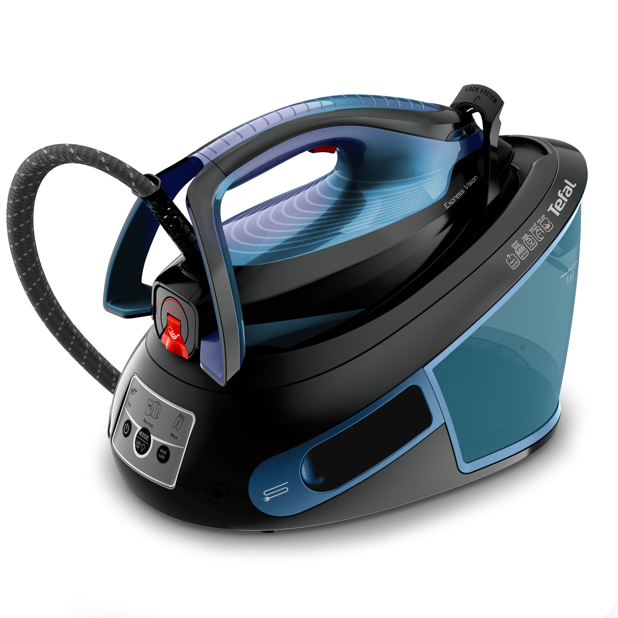 Tefal Express Vision SV8151 Dampstrygejern 2800W Sort Blå