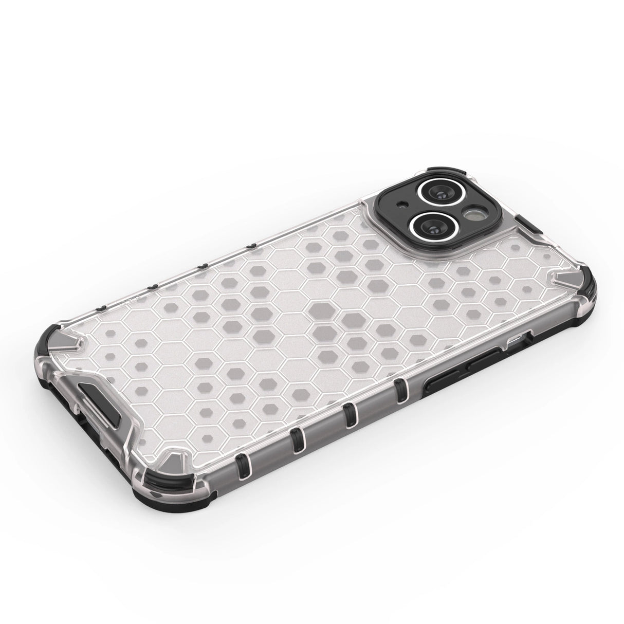Honeycomb case til iPhone 14 Plus pansret hybrid cover gennemsigtigt