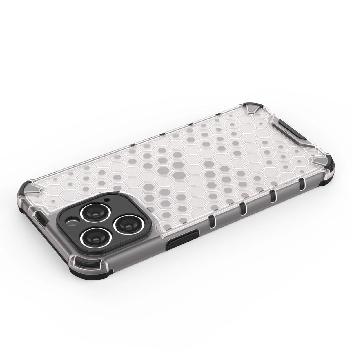 Honeycomb case til iPhone 14 Pro pansret hybrid cover gennemsigtigt