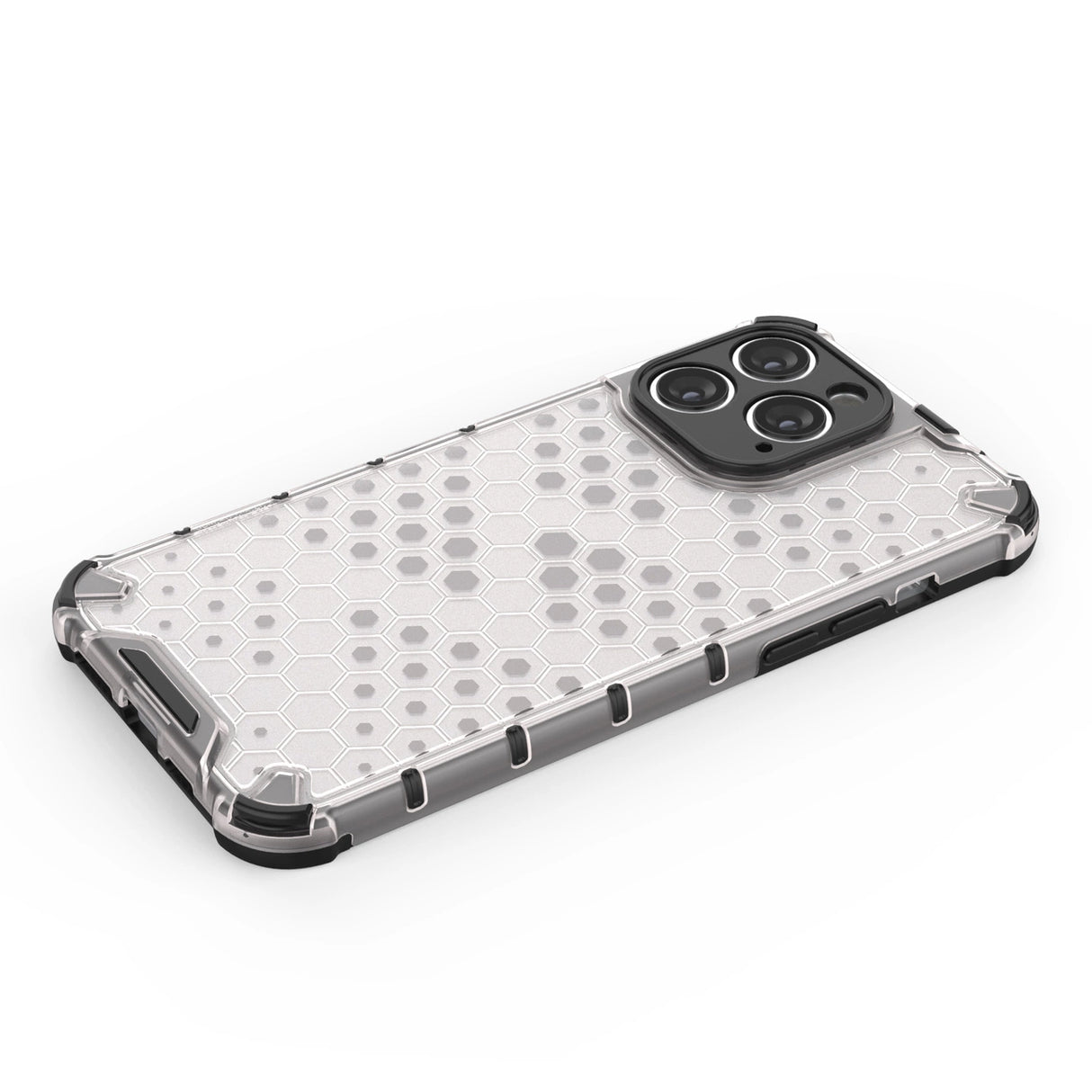 Honeycomb case til iPhone 14 Pro Max pansret hybrid cover sort