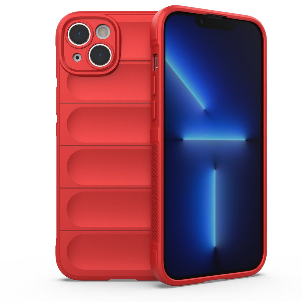 Magic Shield Case Case for iPhone 14 Plus fleksibelt pansret cover rød