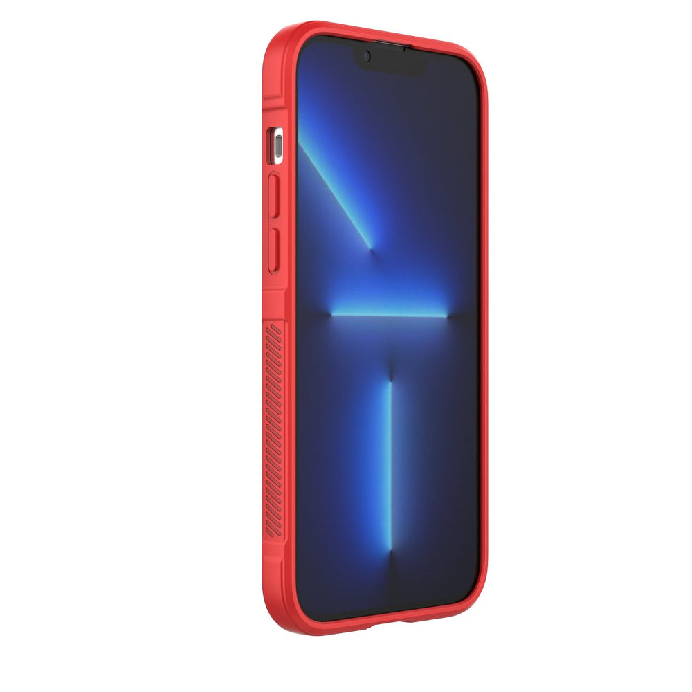 Magic Shield Case Case for iPhone 14 Plus fleksibelt pansret cover rød
