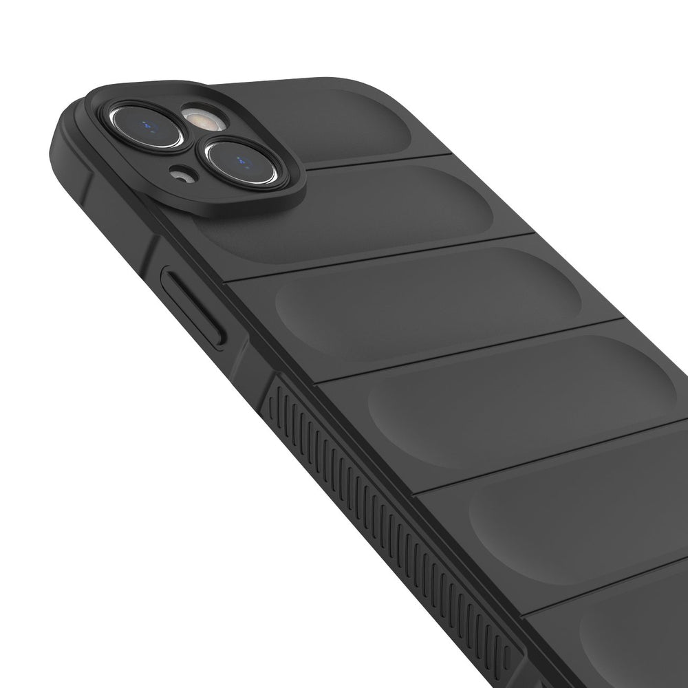 Magic Shield Case Case til iPhone 14 Plus fleksibelt pansret mørkblå omslag
