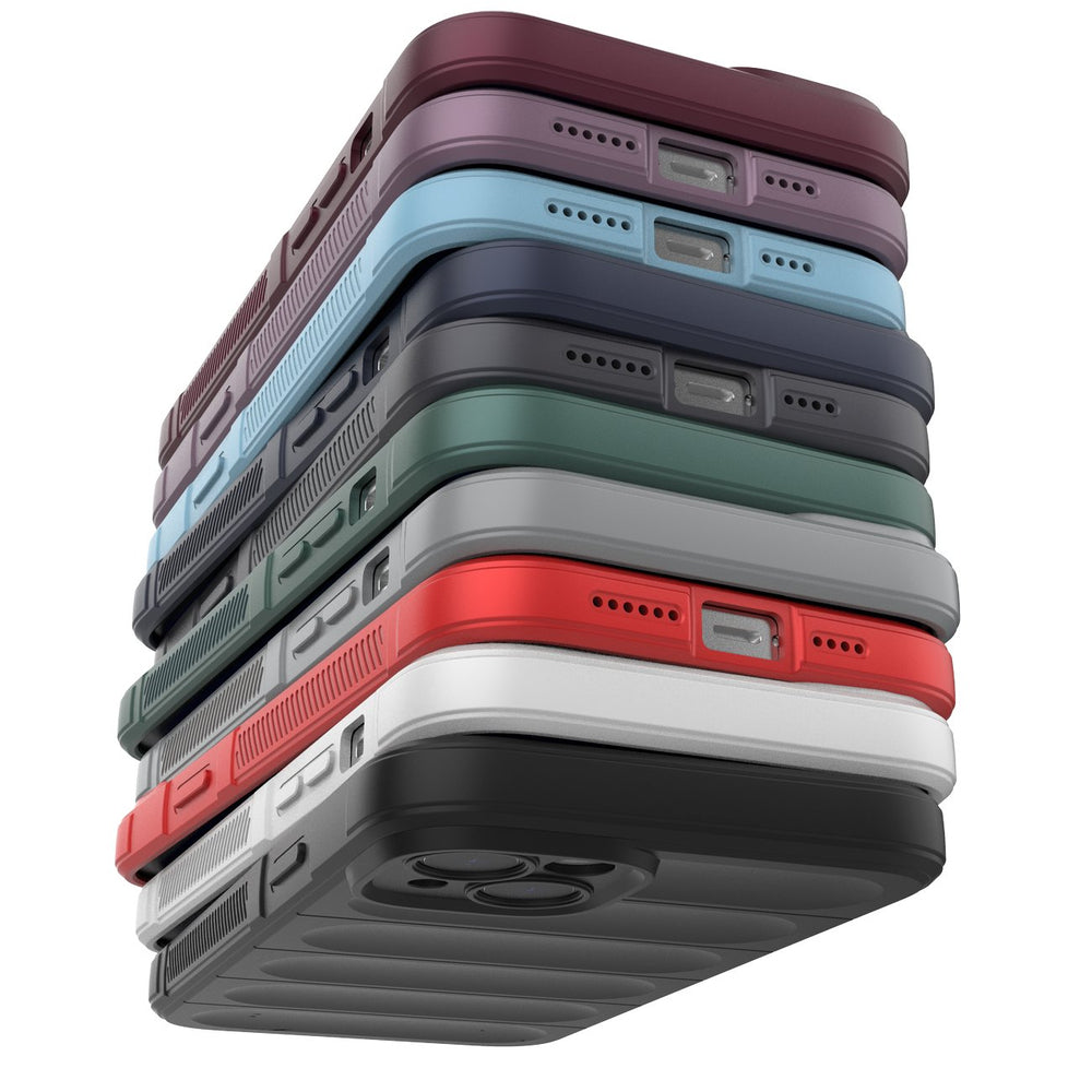 Magic Shield Case Case til iPhone 14 Plus fleksibelt pansret mørkblå omslag