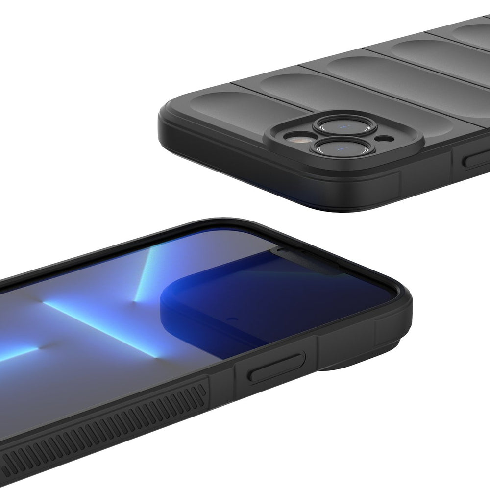Magic Shield Case Case for iPhone 14 Plus Fleksibel pansret sag lysblå