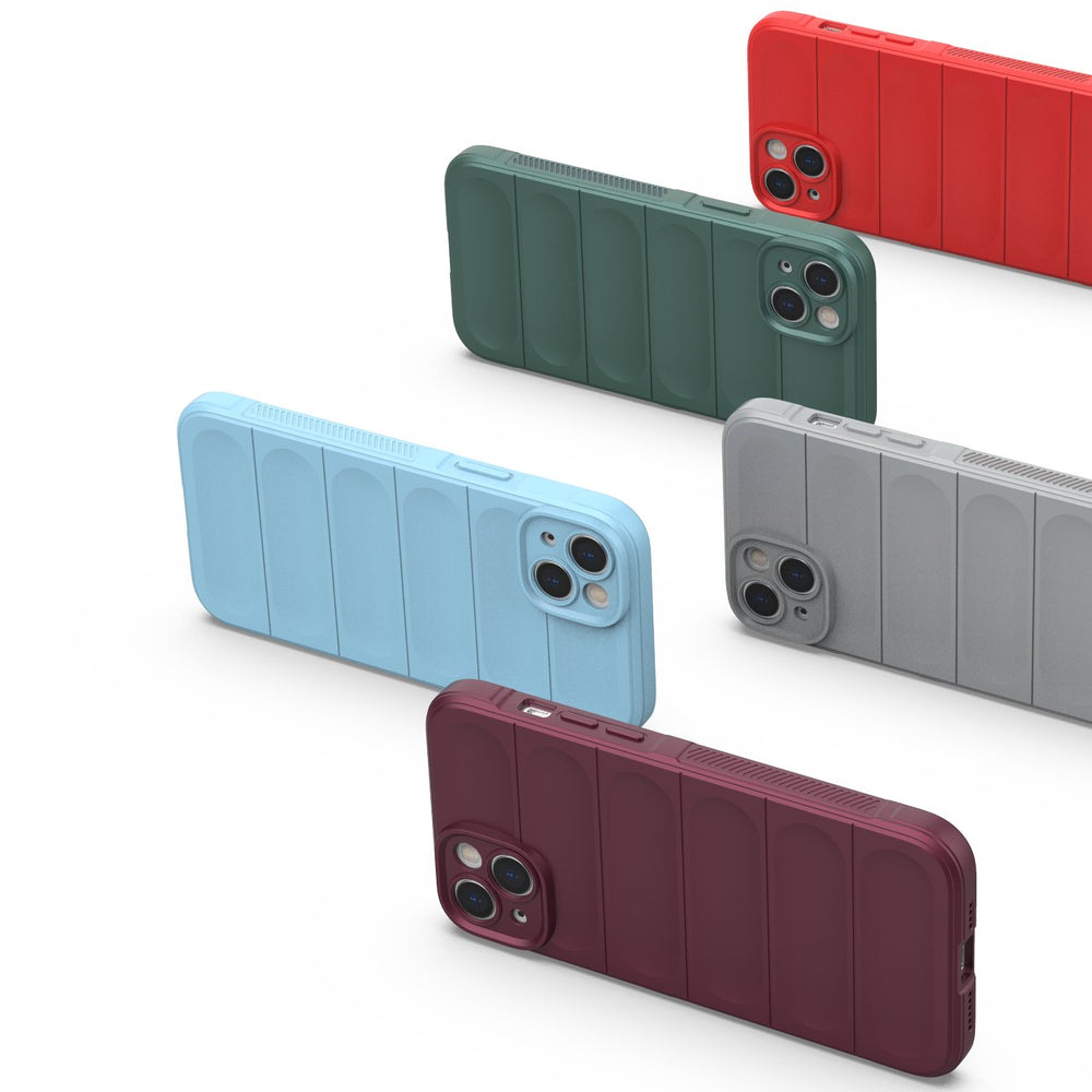 Magic Shield Case Case for iPhone 14 Plus Fleksibel pansret sag lysblå