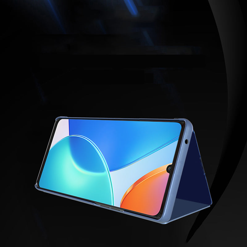 Clear View Case Case til Honor X7 / Honor Play 30 Plus flip cover sort