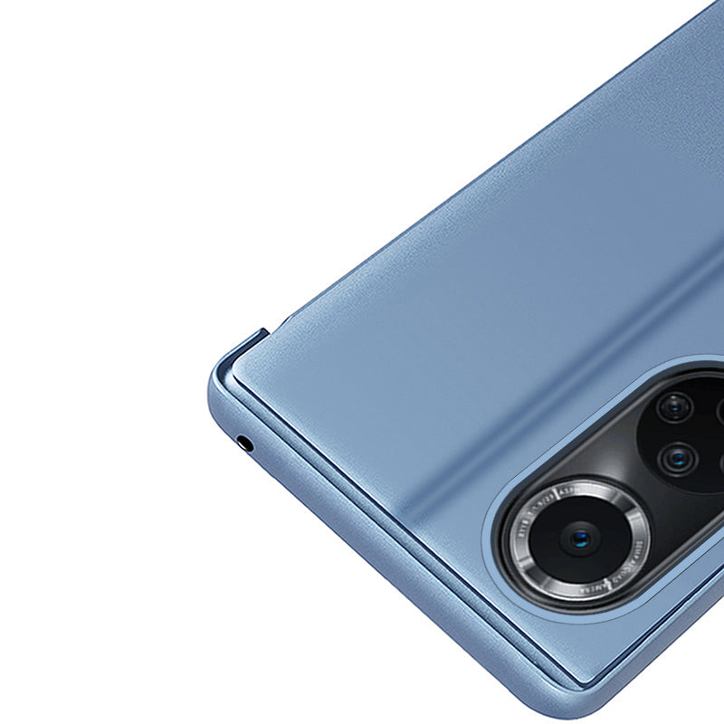 Clear View Case Case til Huawei nova 9 flip cover sort