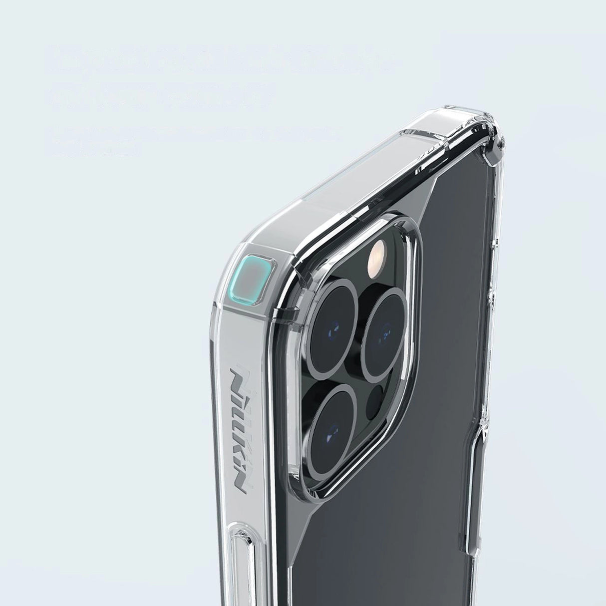 Nillkin Nature Pro case iPhone 14 Pro armored cover blue cover