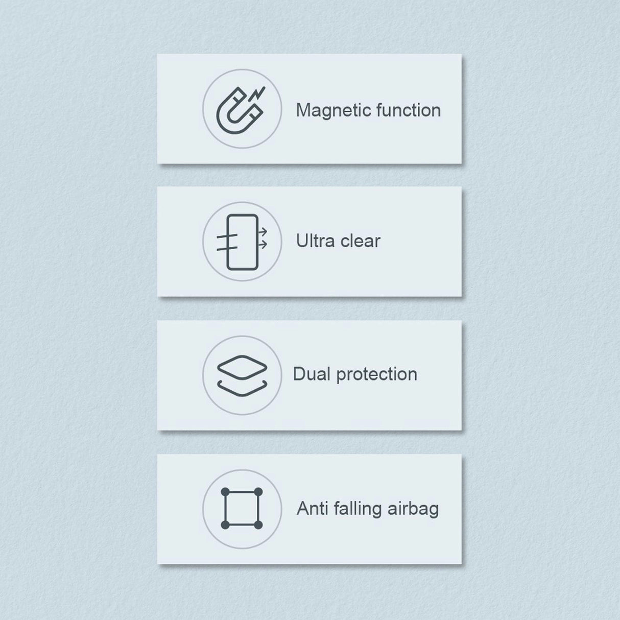 Nillkin Nature Pro Magnetisk Case iPhone 14 Plus Magnetisk case MagSafe blå