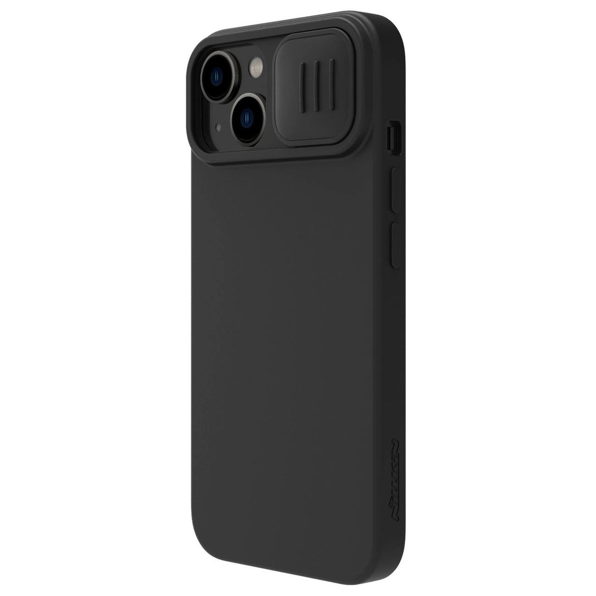 Nillkin CamShield Silky Silicone Case iPhone 14 Plus Case with Camera Protector Black
