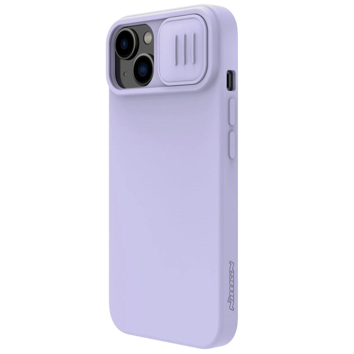 Nillkin CamShield Silky Silicone Case iPhone 14 Plus Case med kamera beskytter Purple