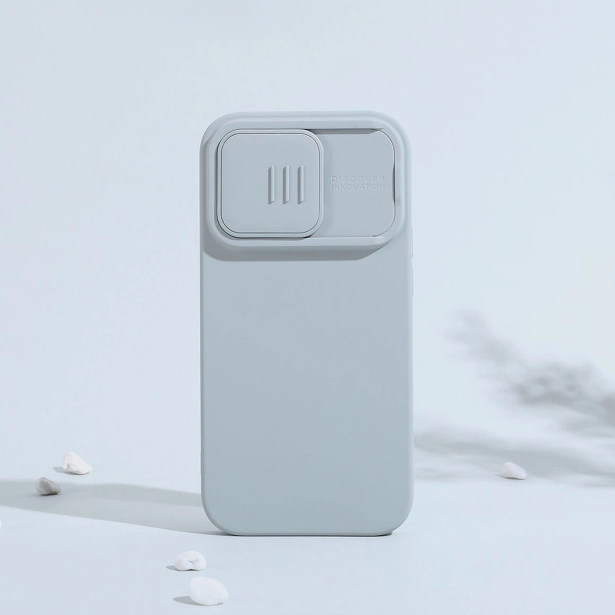 Nillkin CamShield Silky Silicone Case iPhone 14 Pro Max Silicone Cover med Kamera Beskytter Blå