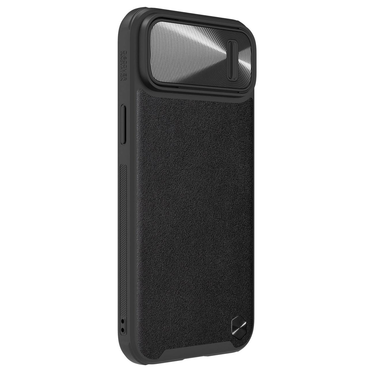 Nillkin CamShield Leather S Case iPhone 14 case cover med kamera cover sort