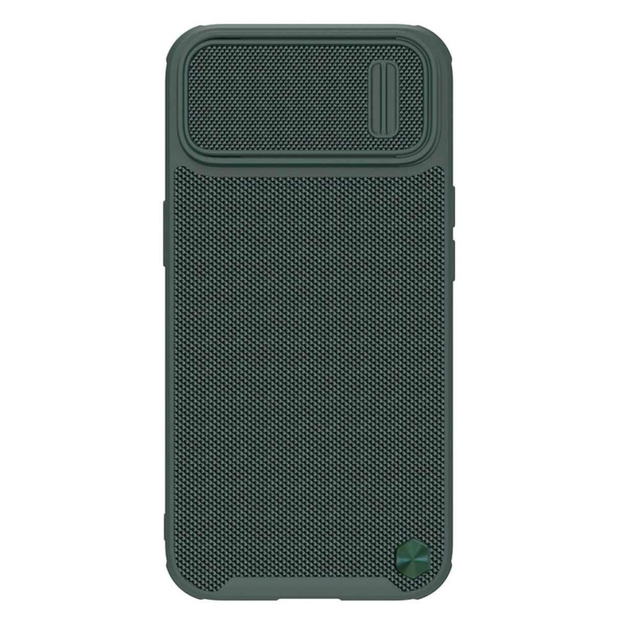 Nillkin Textured S Case til iPhone 14, pansret cover med kamera cover, grøn