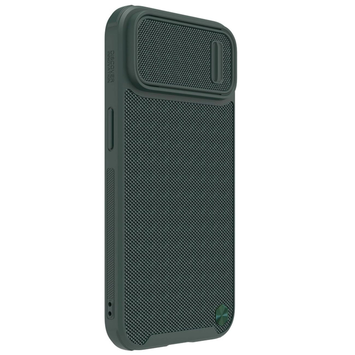 Nillkin Textured S Case til iPhone 14, pansret cover med kamera cover, grøn