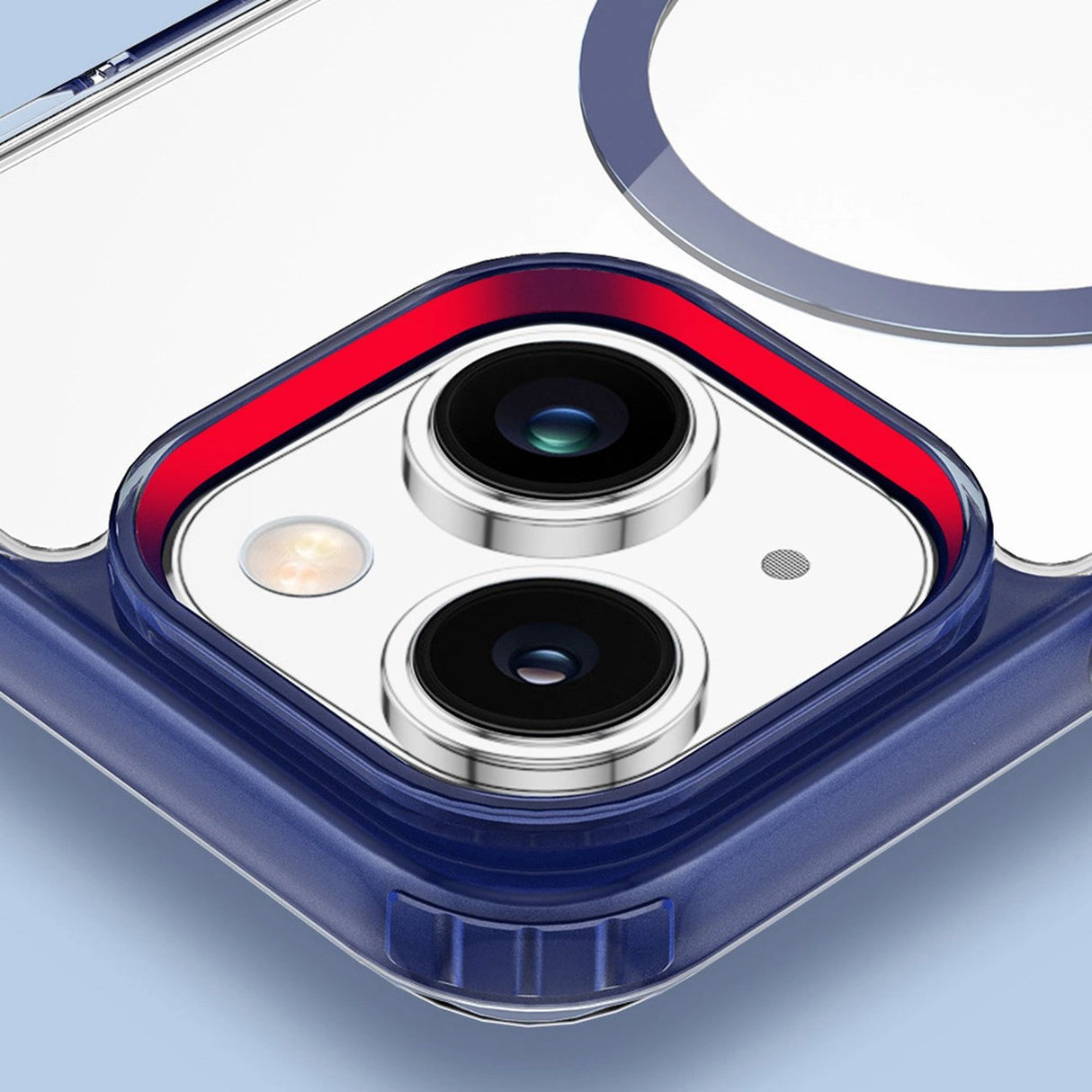 Dux Ducis Clin2 case for iPhone 14 Plus magnetic MagSafe cover blue