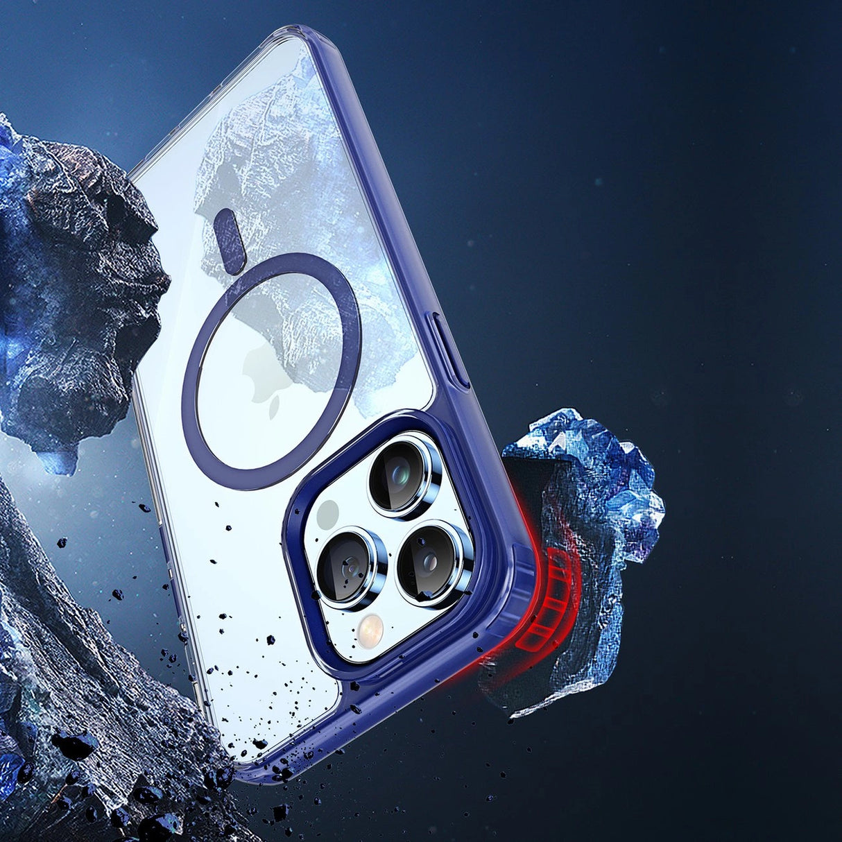 Dux Ducis Clin2 case for iPhone 14 Pro magnetic MagSafe cover blue