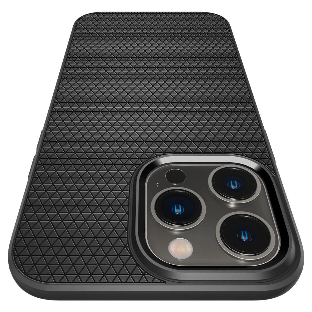 Spigen Liquid Air iPhone 14 Pro Case - Matte sort
