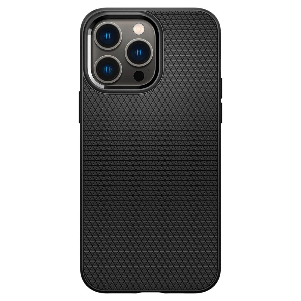 Spigen Liquid Air iPhone 14 Pro Case - Matte sort