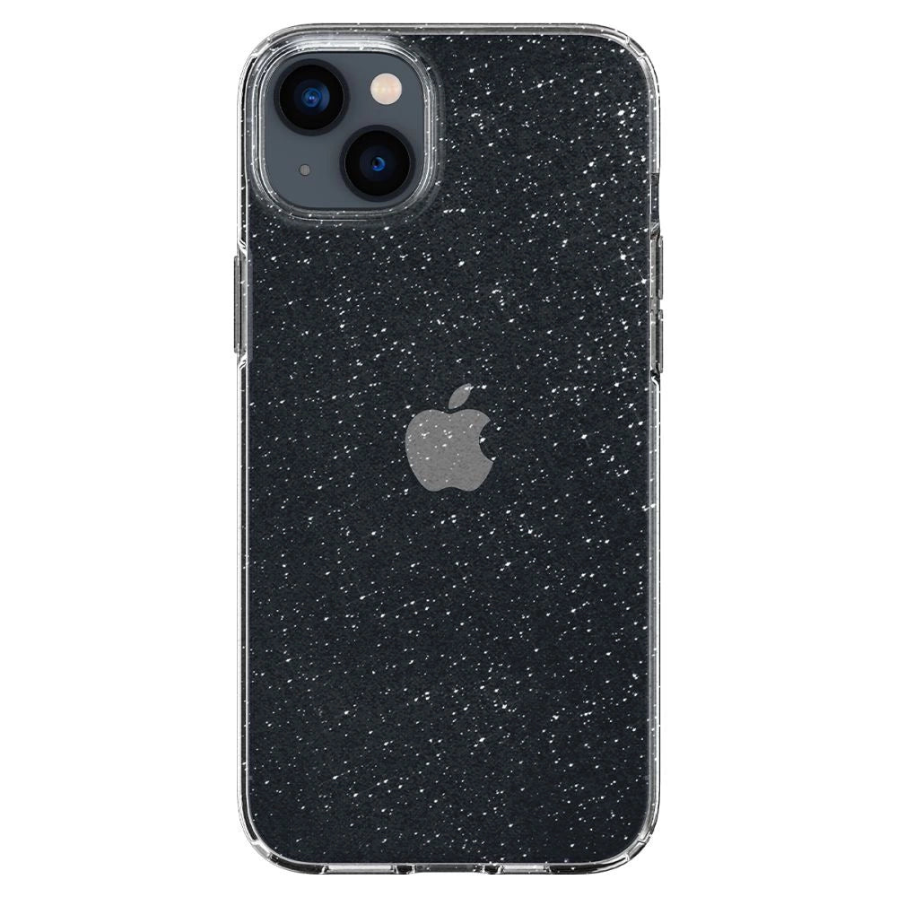 Spigen flydende krystal iPhone 14 Plus Case - Clear Glitter