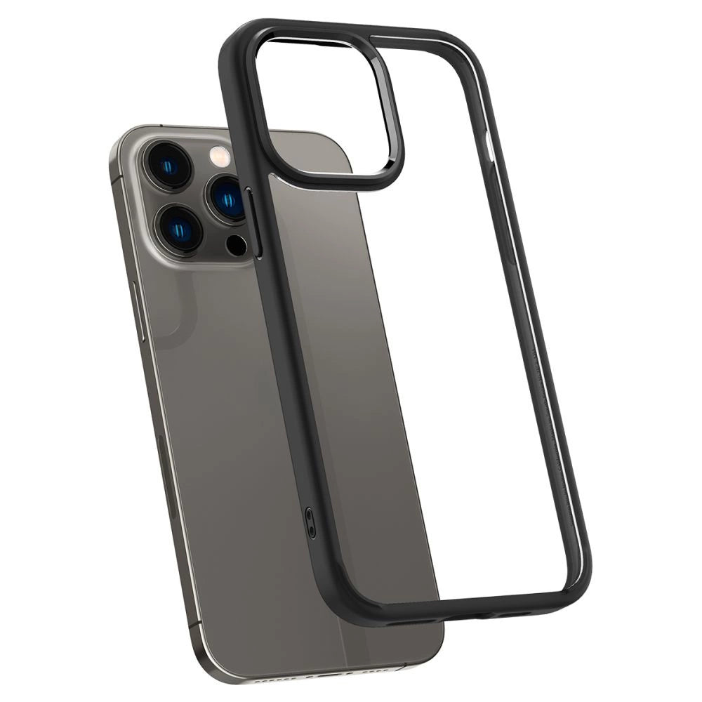 Spigen Ultra Hybrid iPhone 14 Pro Case - Matte sort