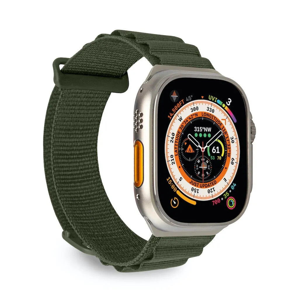 PURO PUAW44EXTREMEDKGRN Smart bærbart (wearable) tilbehør Band Grøn Nylon
