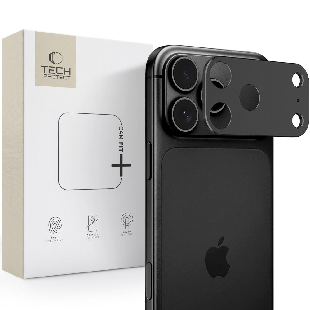 Kamera Beskyttelse Tech Protect Camalloy Fit+ Iphone 18 Pro Max Sort