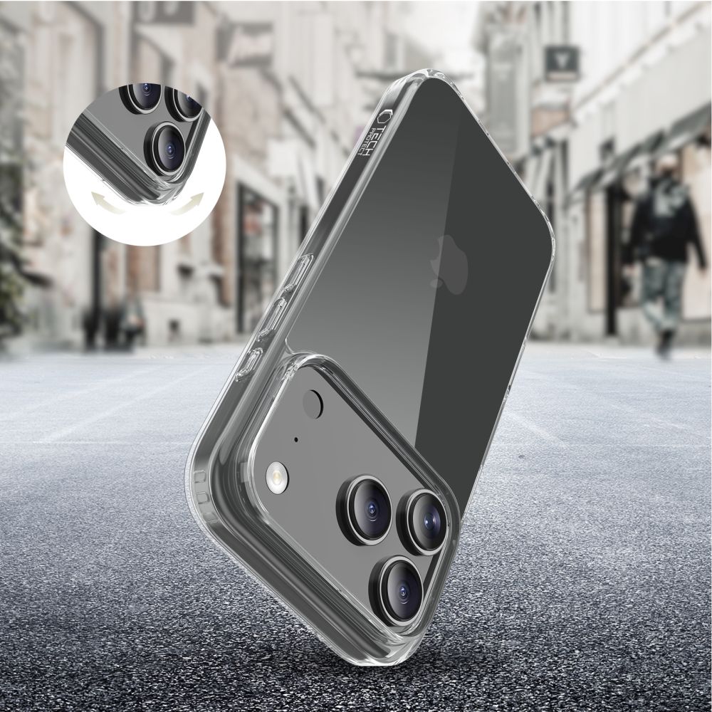 Tech Protect Flexair Hybrid Iphone 17 Pro Clear