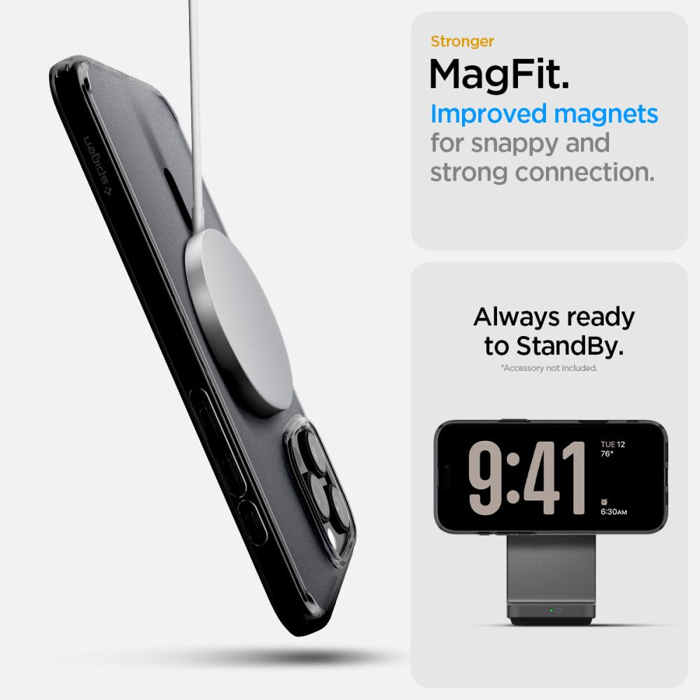 Spigen Ultra Hybrid 'T' Magsafe Iphone 16 Pro Max Frost Sort