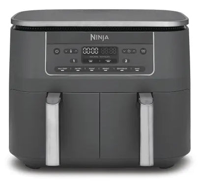 Ninja DZ300EU Dobbelt varmluftssteger 2.4kW Metalgrå