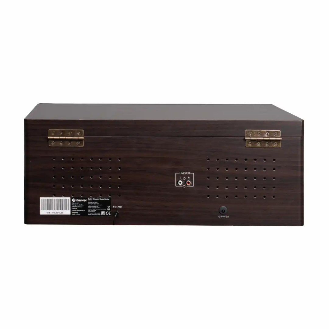 Denver MRD-180DW Retro Musikanlæg - Dark Wood