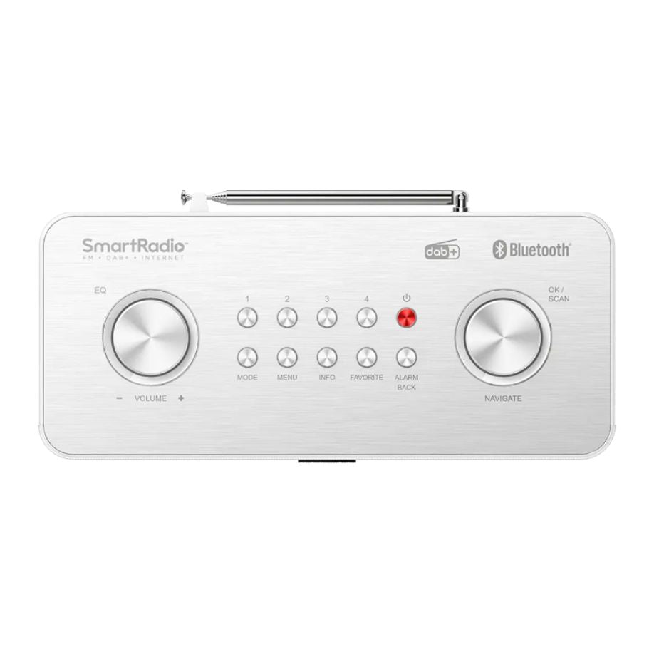 Kenwood CR-ST200S-W Smart Compact Radio - hvid