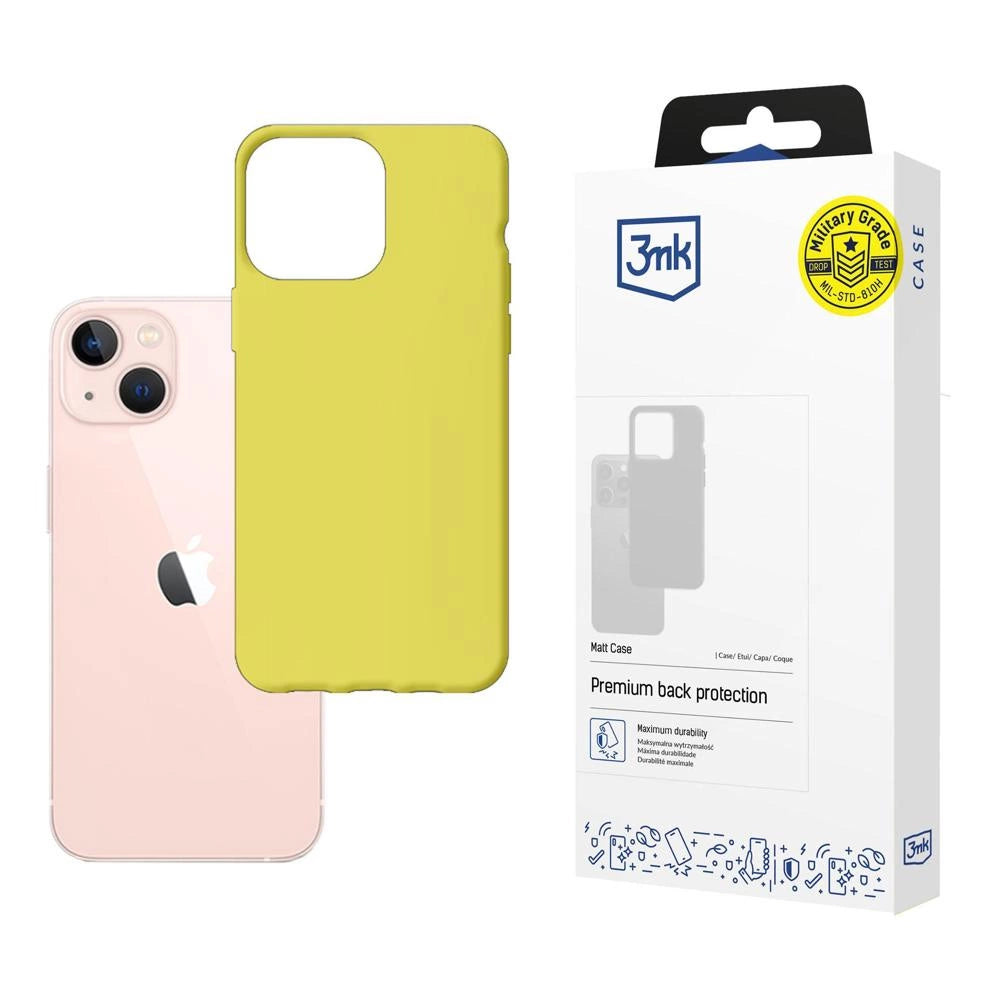 Case for iPhone 14 Plus from the 3mk Matt Case series - lime