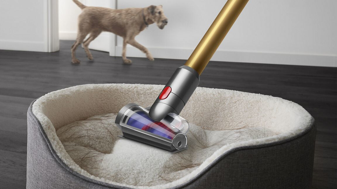 Dyson V12 Detect Slim Absolute 2-i-1 stangstøvsuger Batteri Dry HEPA Poseløs Guld