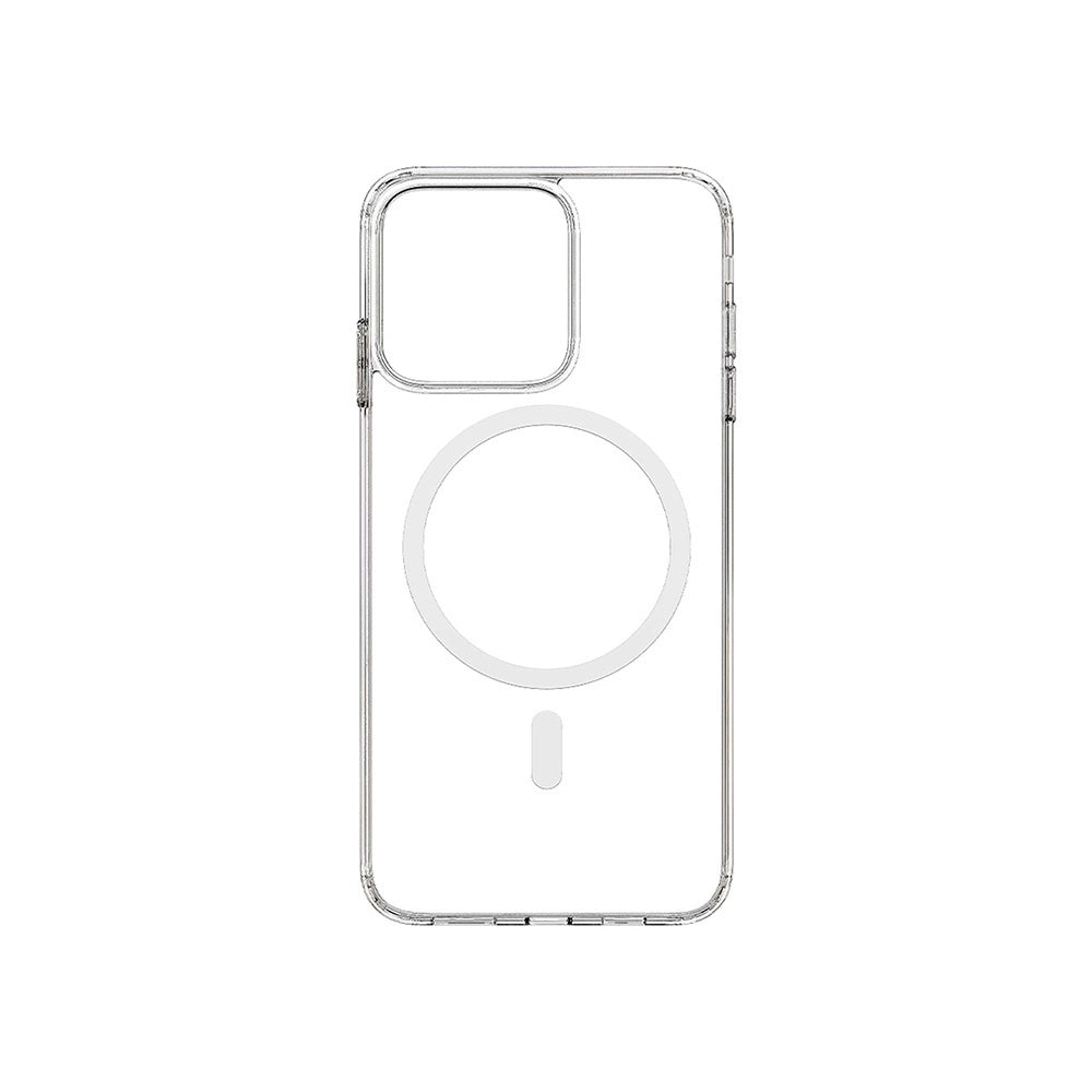 Case for iPhone 14 compatible with MagSafe from the 3mk MagCase series - transparent