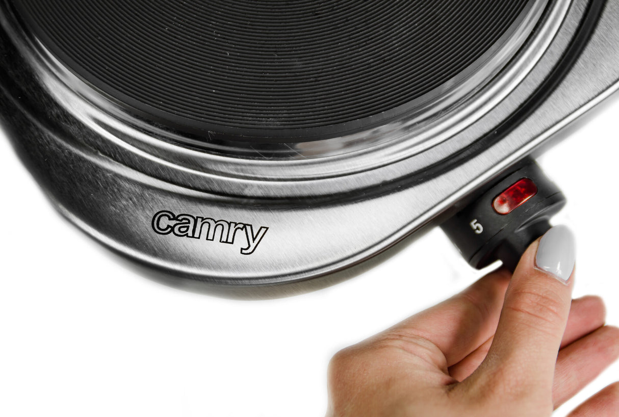 Camry Premium CR 6510 Sort, Rustfrit stål Bordplade 27 cm 1 zone(s)