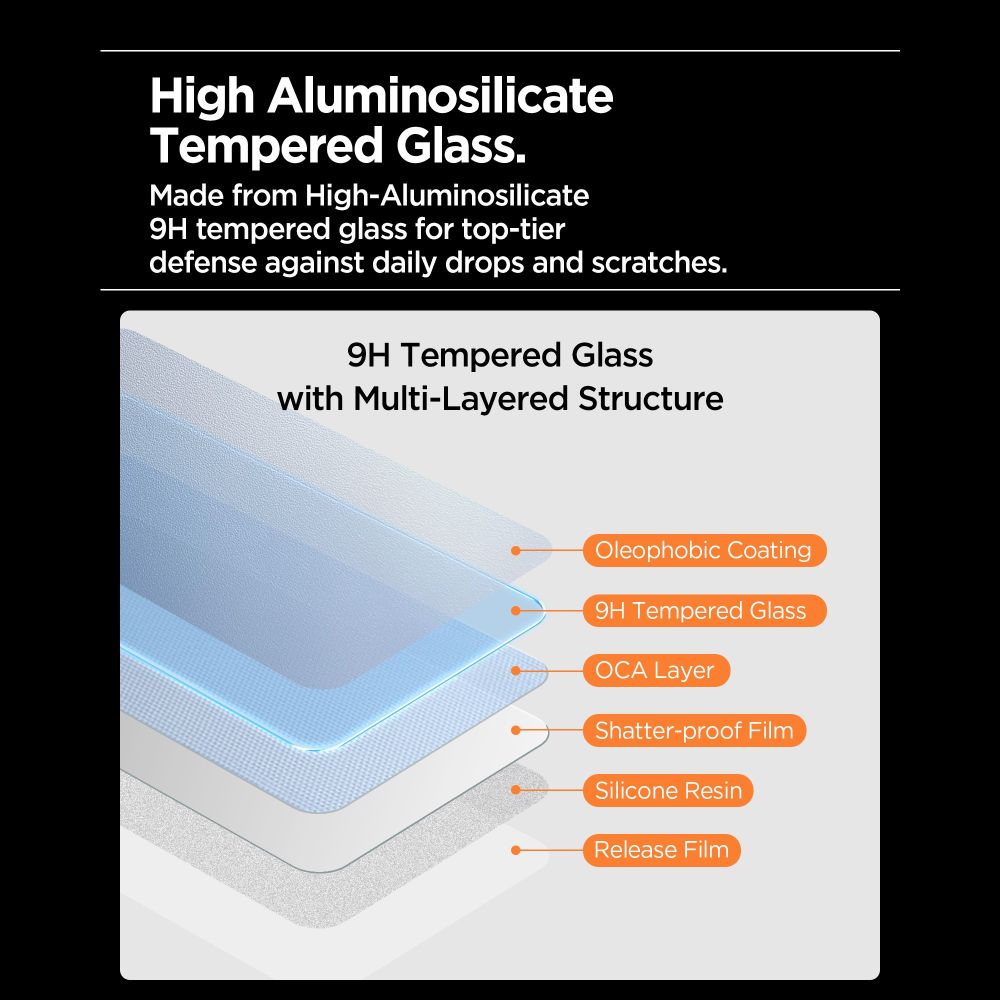 Hærdet Glas Spigen Alm Glas.Tr Slim 3 Pack Iphone 17 Pro / 18 Pro Clear
