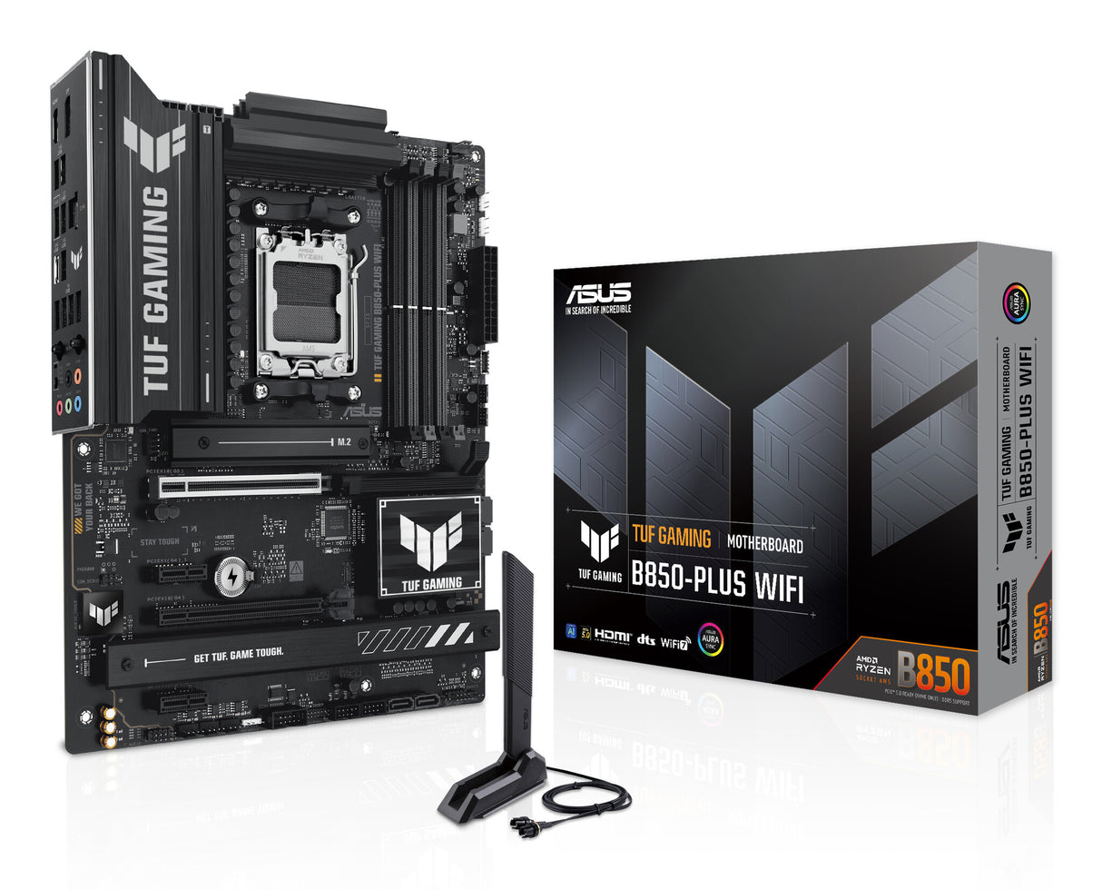 ASUS TUF GAMING B850-PLUS WIFI AMD B850 Sokkel AM5 ATX