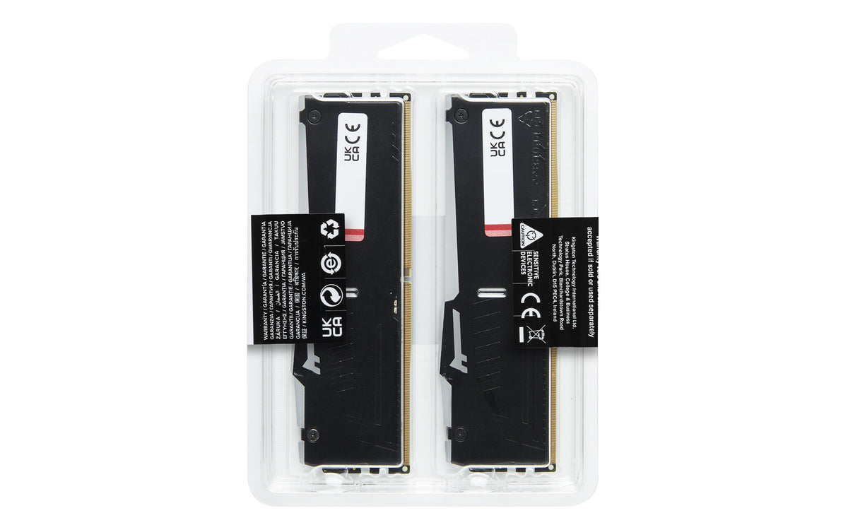 Kingston Technology FURY Beast 16GB 6000MT/s DDR5 CL36 DIMM (Kit of 2) RGB EXPO
