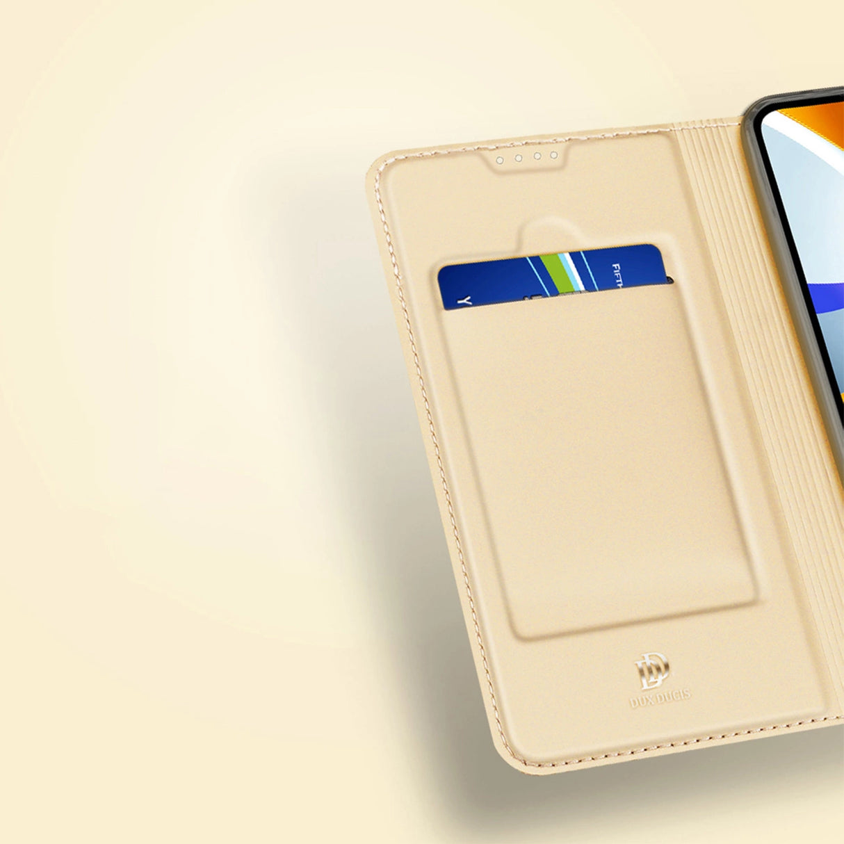 Dux Ducis Skin Pro case for Oppo Reno 8 Pro flip cover card wallet stand blue