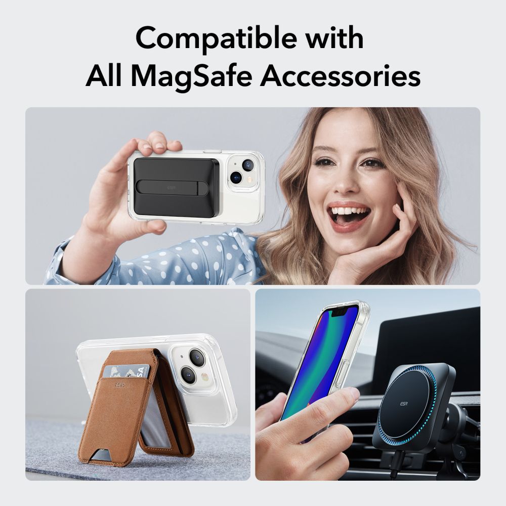 ESR Classic Hybrid Halolock Case with MagSafe for iPhone 13 / iPhone 14 - Clear