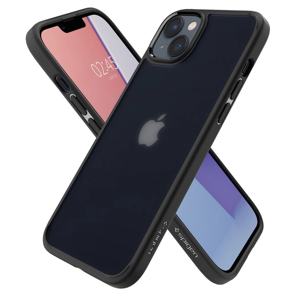 Spigen Ultra Hybrid iPhone 14 Plus Case - Matte sort