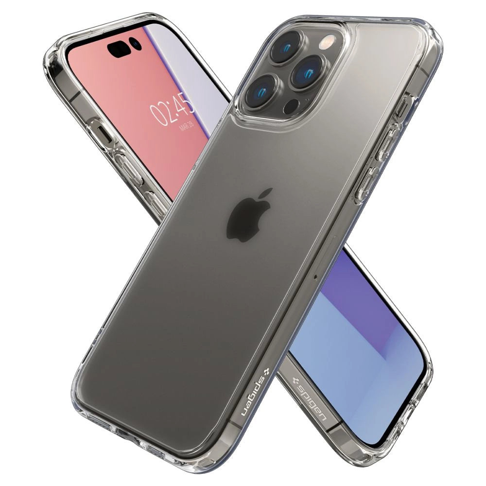 Spigen Ultra Hybrid iPhone 14 Pro Case - Mat klar