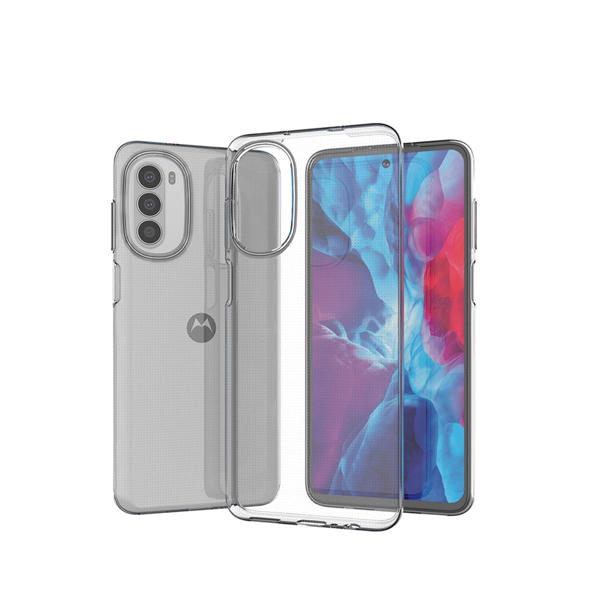Ultra Clear 0,5 mm æske til Motorola Moto G82 5G / Moto G52 tynd omslag gennemsigtig