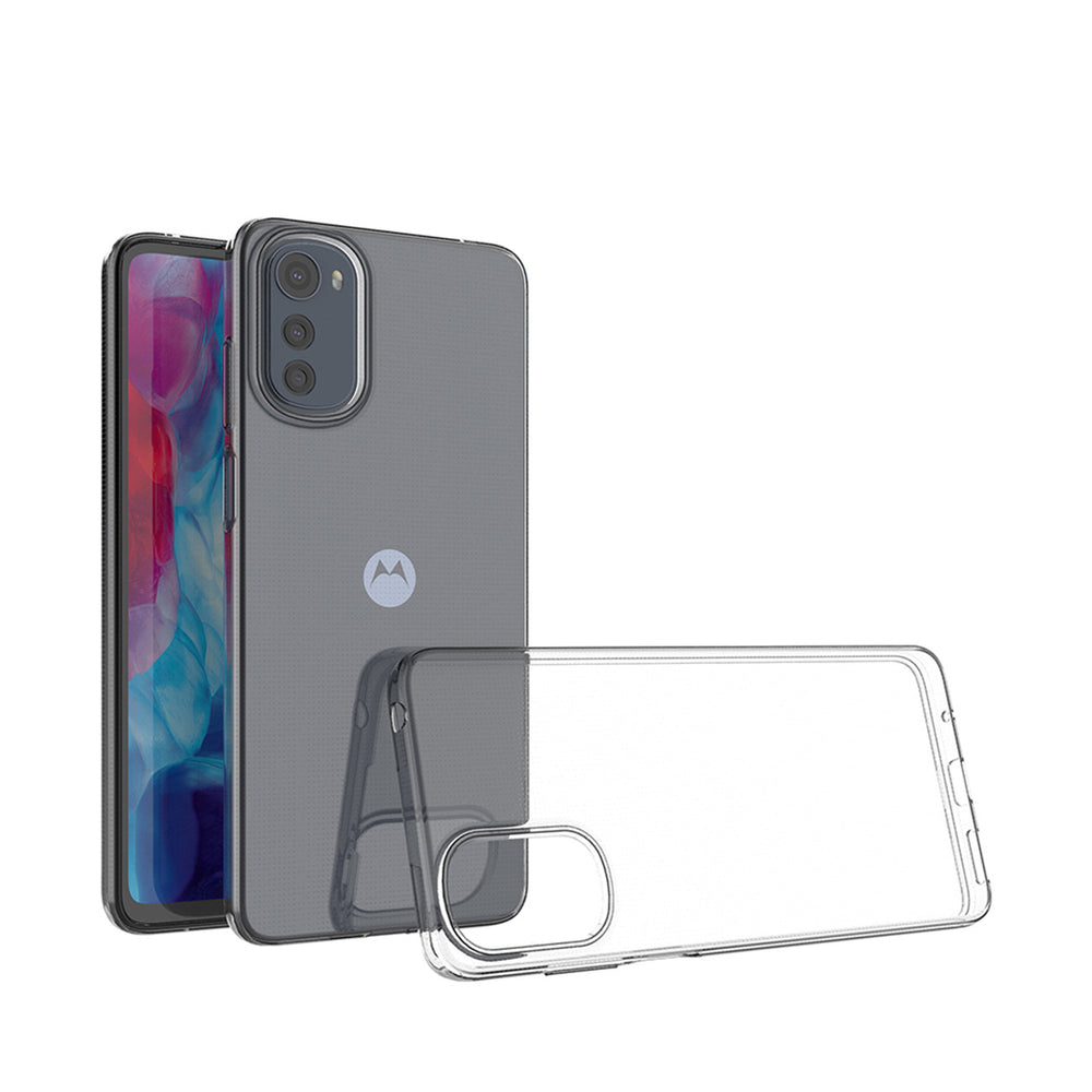 Ultra Clear 0,5 mm æske til Motorola Moto E32 tynd omslag gennemsigtig