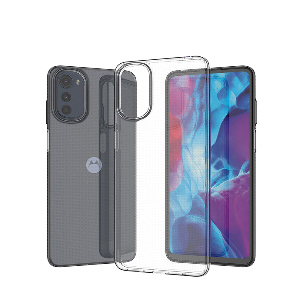 Ultra Clear 0,5 mm æske til Motorola Moto E32 tynd omslag gennemsigtig